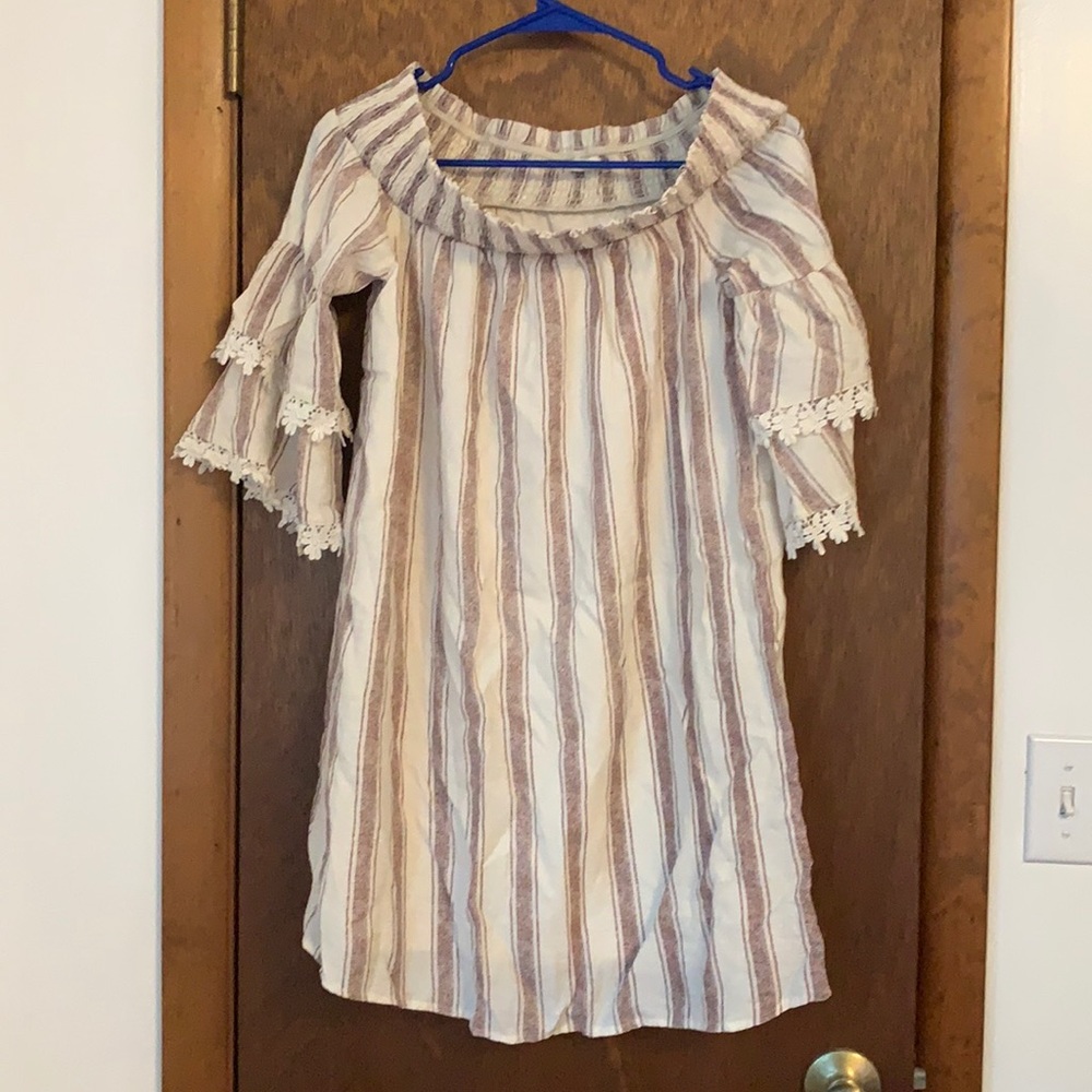 Off the shoulder dress